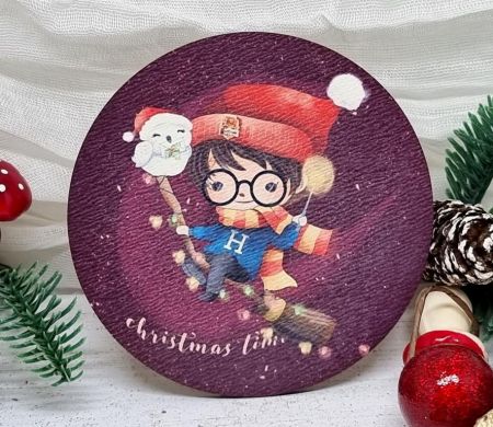 9cm tmrj sznes fa dekor tbla: Harry Potteres