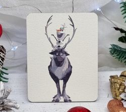  7,5cmx6cm-es sznes fa dekor tbla: Jgvarzs, Sven s Olaf