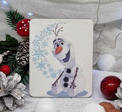  8cmx6cm-es sznes fa dekor tbla: Jgvarzs, Olaf