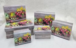  6 darabos Hsvti doboz szett: tulipnos-hziks