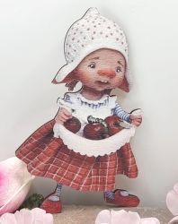  13cm-es tndri, 2D-s tavaszi baba: alms