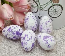  5cmx3,5cm-es festett frjtojs, hungarocellbl: lila