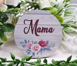  6cm tmrj sznes fa dekor tbla: Mama