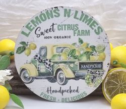  13cm tmrj sznes fa dekor tbla: teherauts Sweet Citrus Farm