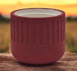  8cmx8cm-es, brsonyos matt kermia kasp: lefel bordzott burgundi
