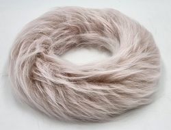  30cm-es fnyes, extra hossz mszrmvel bevont koszoralap: rose gold